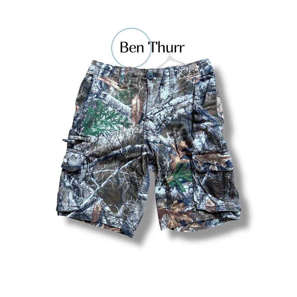 Size 30 - Real Tree X George Cargo Shorts Camo